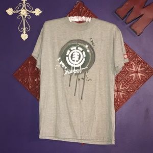 Element Gray Graphic T Shirt
